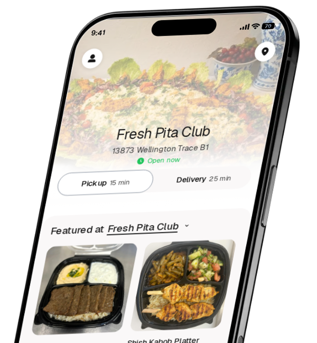 Fresh Pita Club app preview
